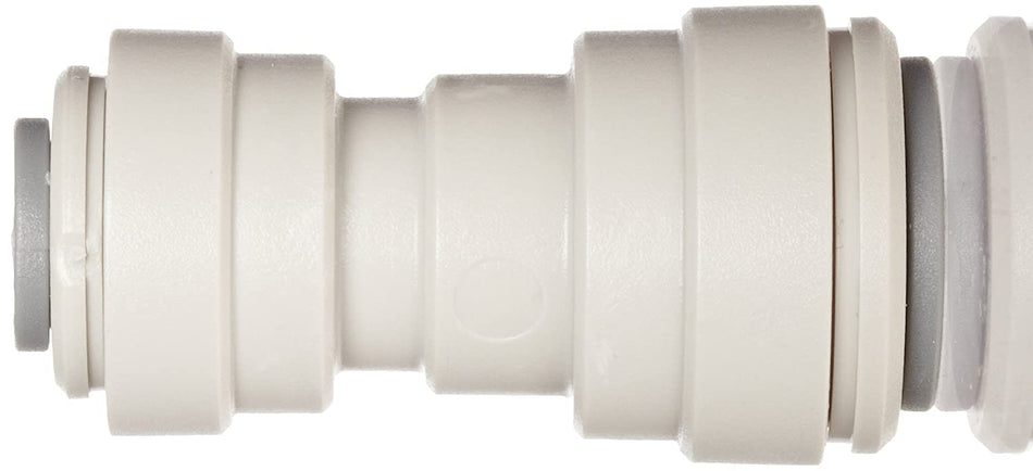 John Guest 3/8" Tube OD x 1/4" Tube OD Super Speedfit Acetal Reducing Union Quick Connect Fitting