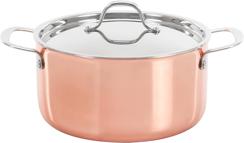 Concord 8 Piece Copper Premium Cookware Set