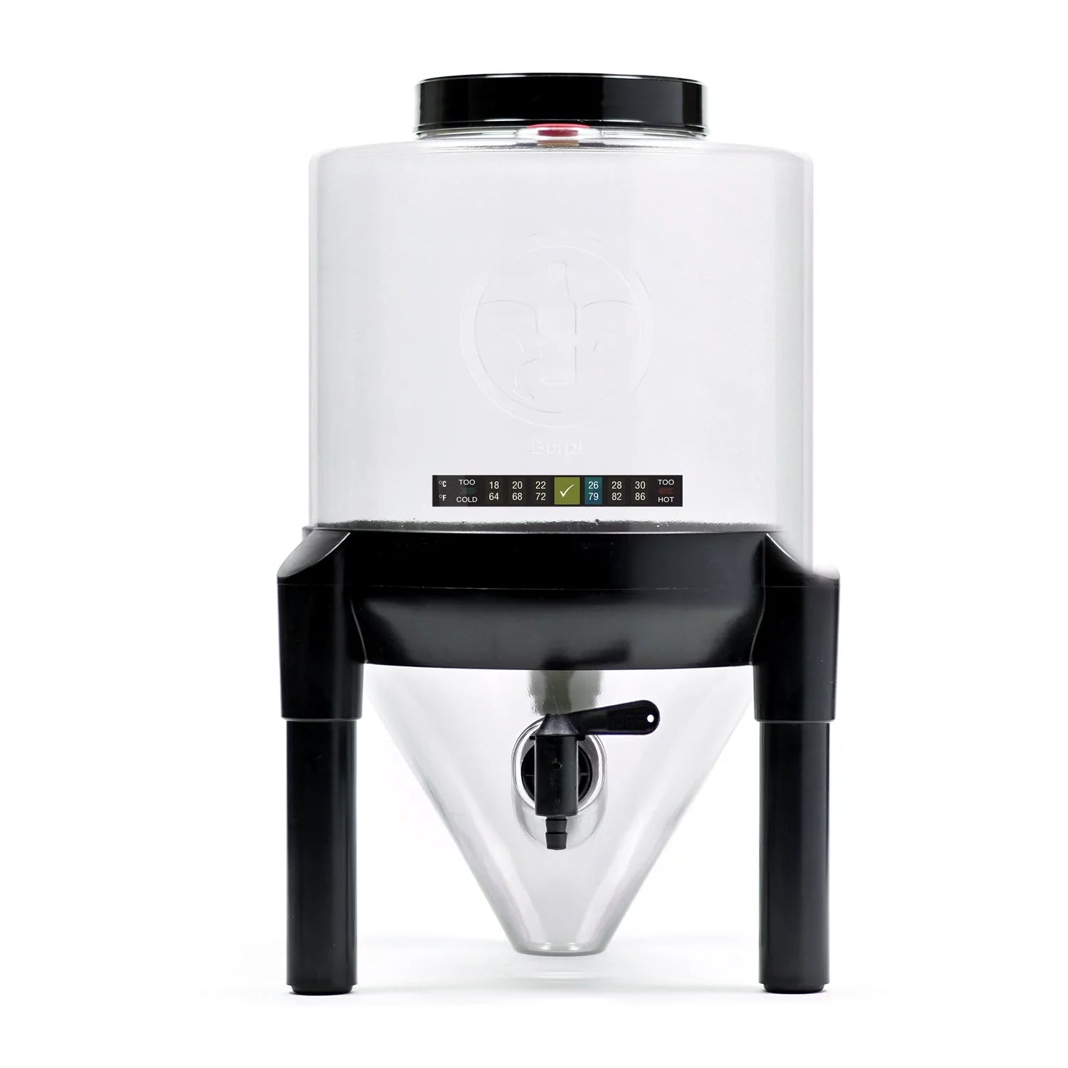 3 Gallon Conical Pro Style Homebrew Fermenter with Spigot