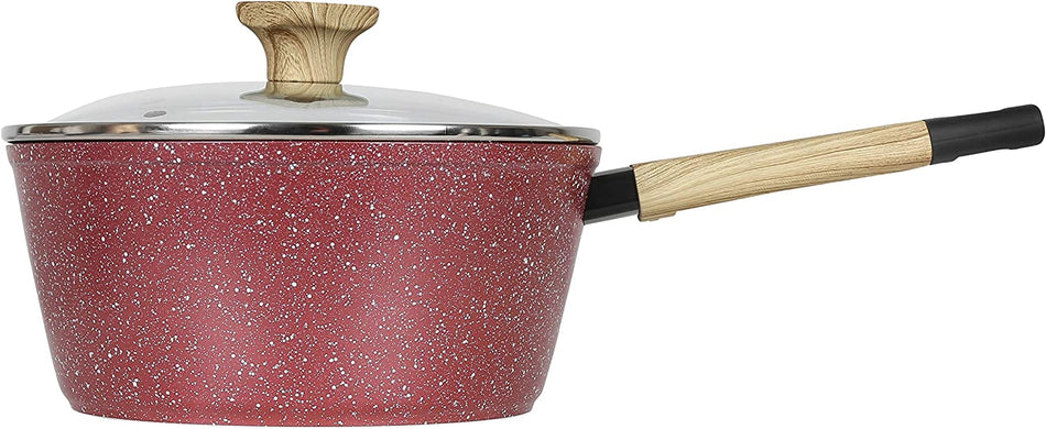 Concord 3 Quart Granite Nonstick Saucepan Cookware Set (Induction Compatible) - Art of Cooking