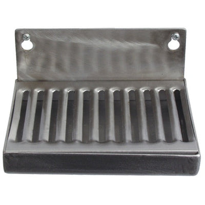 6" Wall Mount Stainless Steel Drip Tray | Made in USA