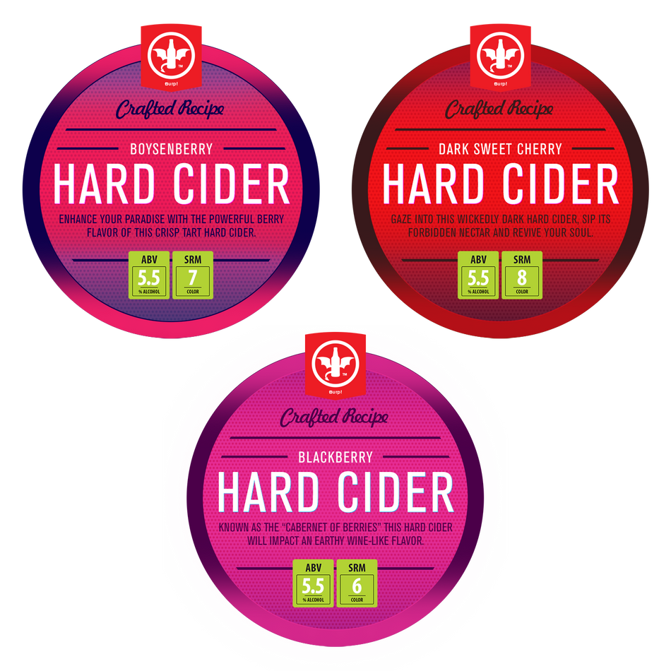 Hard Cider 3-Pack Variety Refill Kits