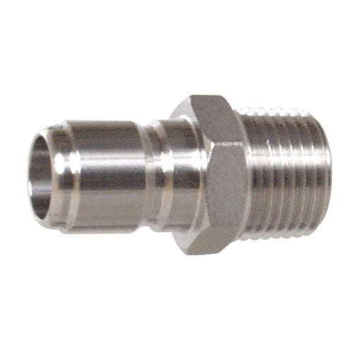 Stainless Steel Quick Disconnect - Male QD x 1/2 in. MPT (3622180028496)