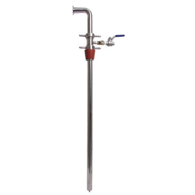 Barrel Gas Transfer Tool - 304 Stainless Steel with 1.5" Tri-Clamp