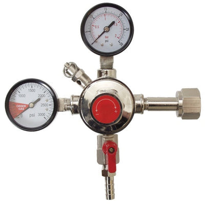 Dual-Gauge Fermentap CO2 Regulator for Precise Carbonation