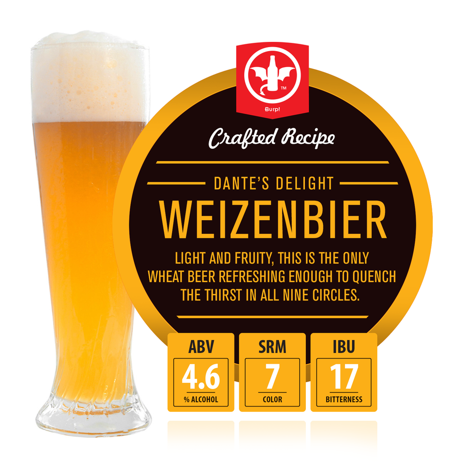 2 Gallon Weizenbier Homebrew Recipe Ingredient Kit