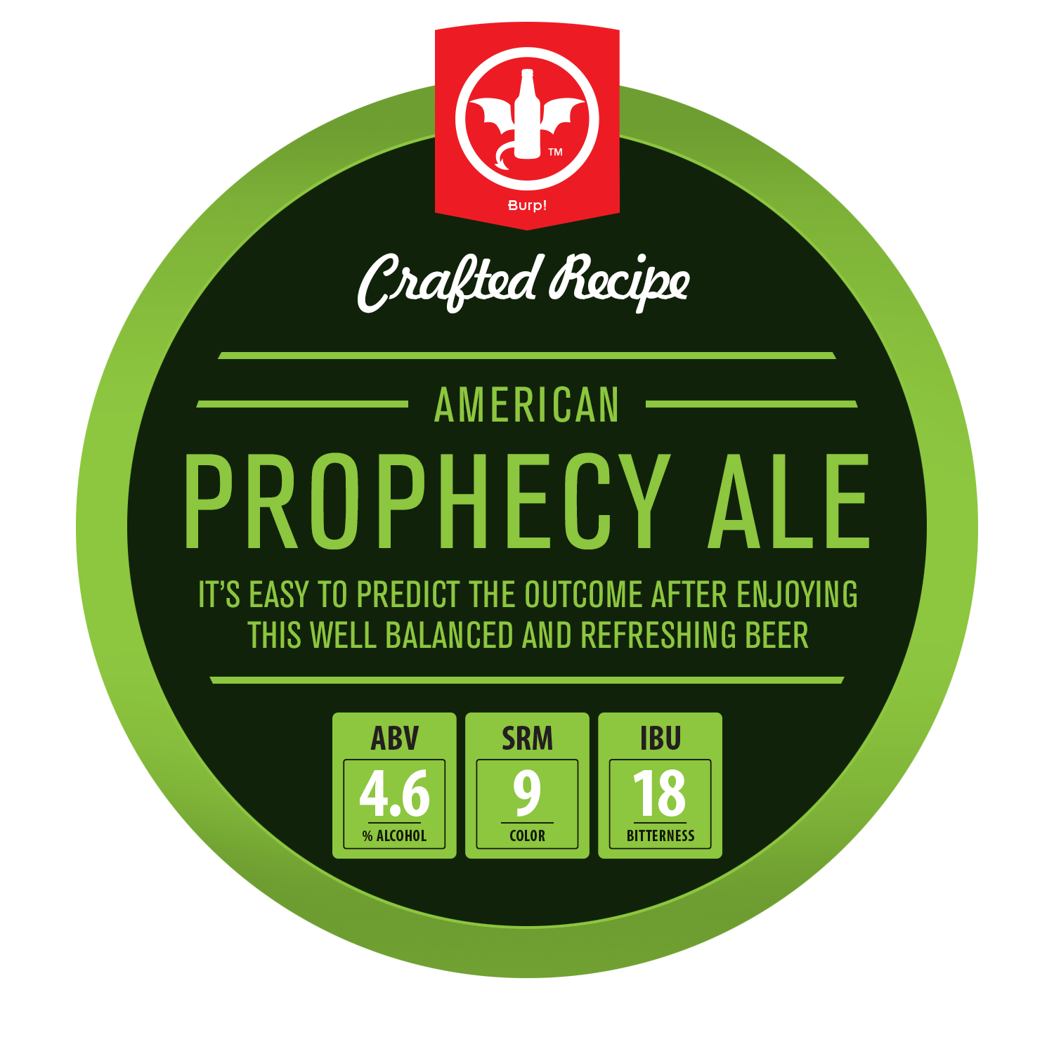 2 Gallon American Prophecy Ale Homebrew Recipe Ingredient Kit