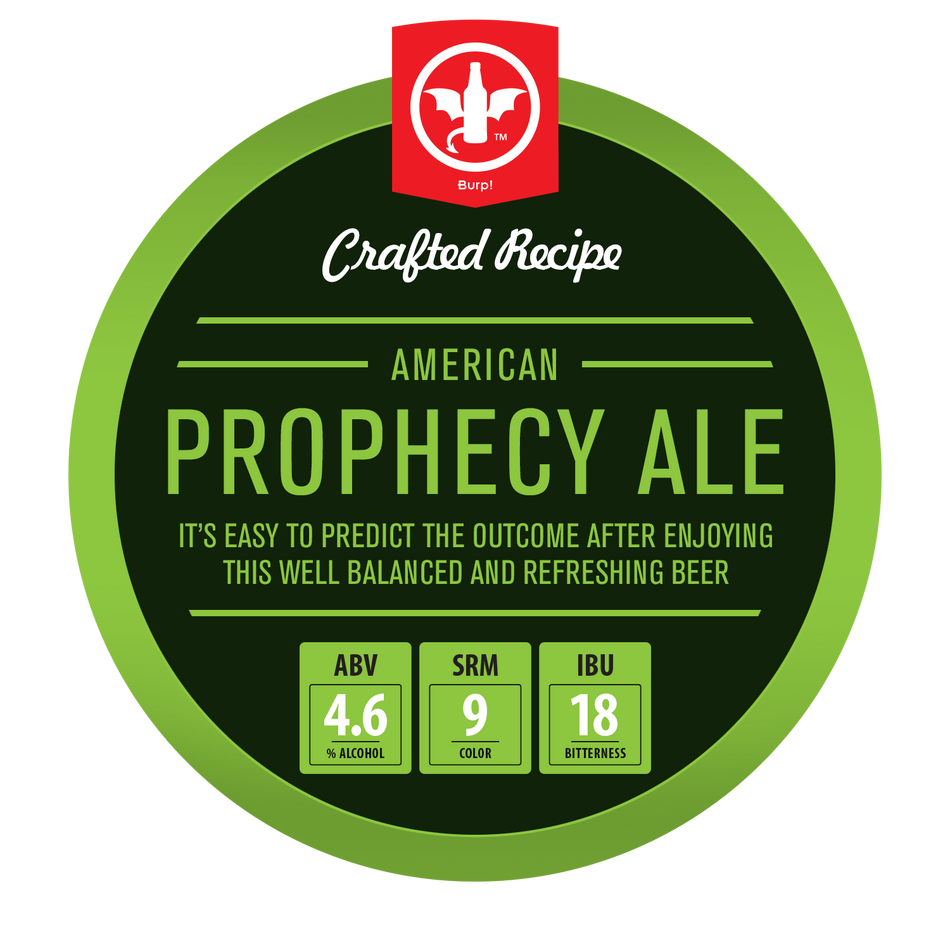 2 Gallon American Prophecy Ale Homebrew Recipe Ingredient Kit