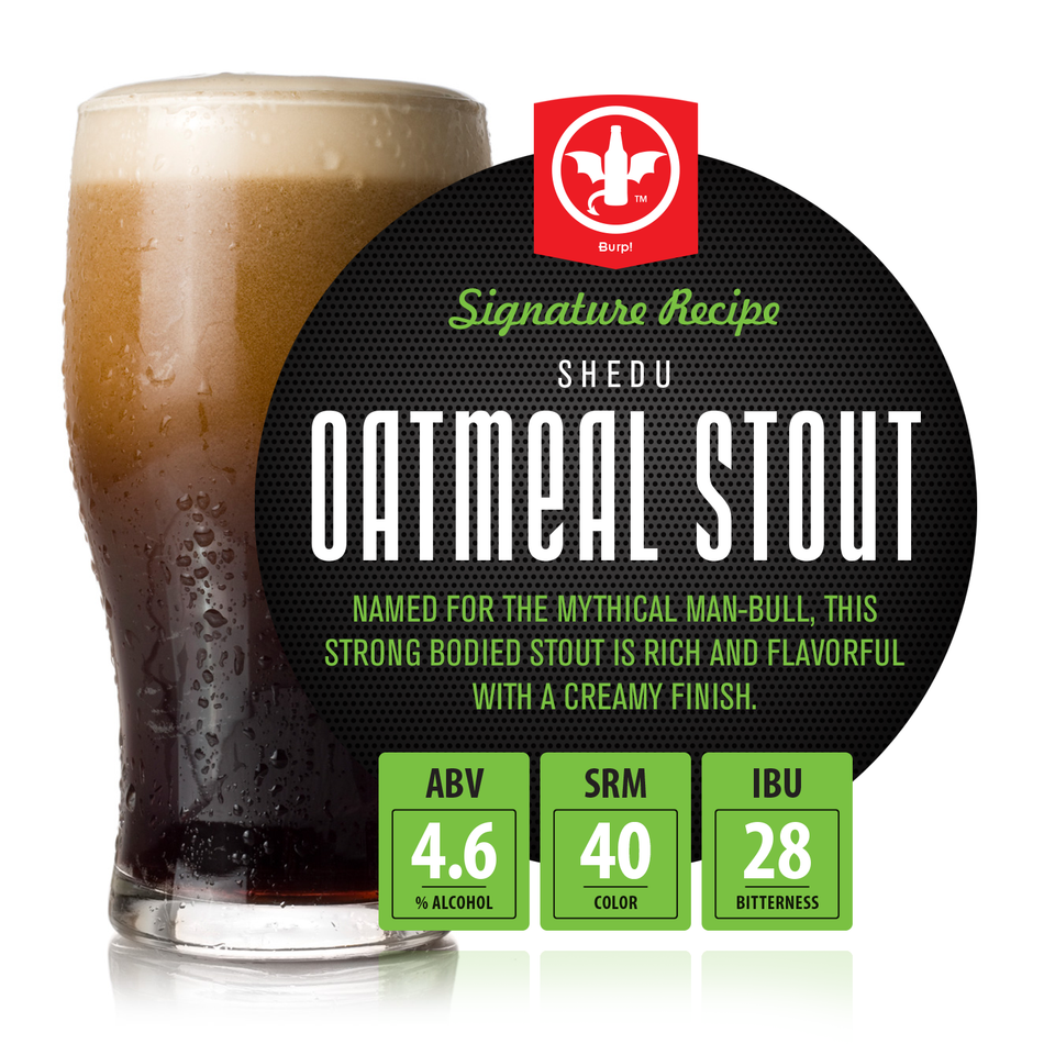 1 Gallon Oatmeal Stout Complete Homebrew Recipe Ingredient Kit