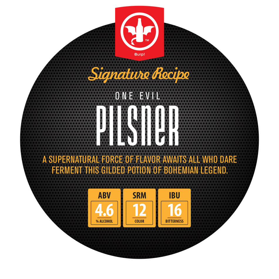 1 Gallon Pilsner Complete Homebrew Recipe Ingredient Kit