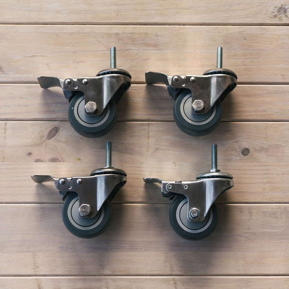 Ss Brewtech SET of 4 Heavy Duty Casters for Ss BrewTech Unitanks/Chronicals/Brites - CFCASTSS-004