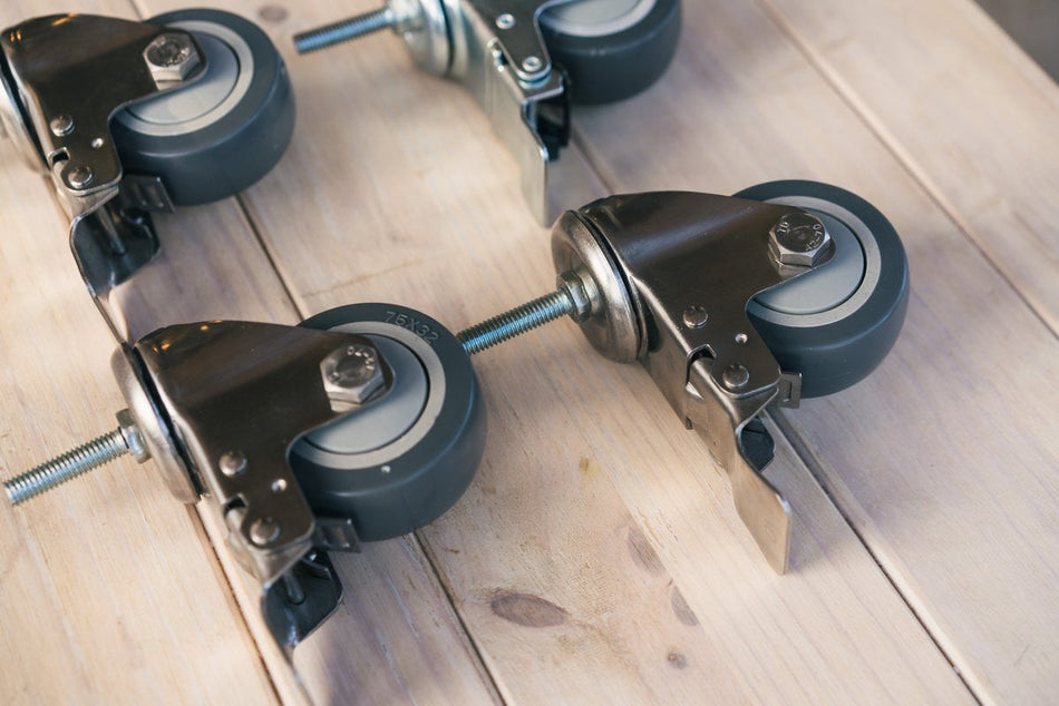 Ss Brewtech SET of 4 Heavy Duty Casters for Ss BrewTech Unitanks/Chronicals/Brites - CFCASTSS-004