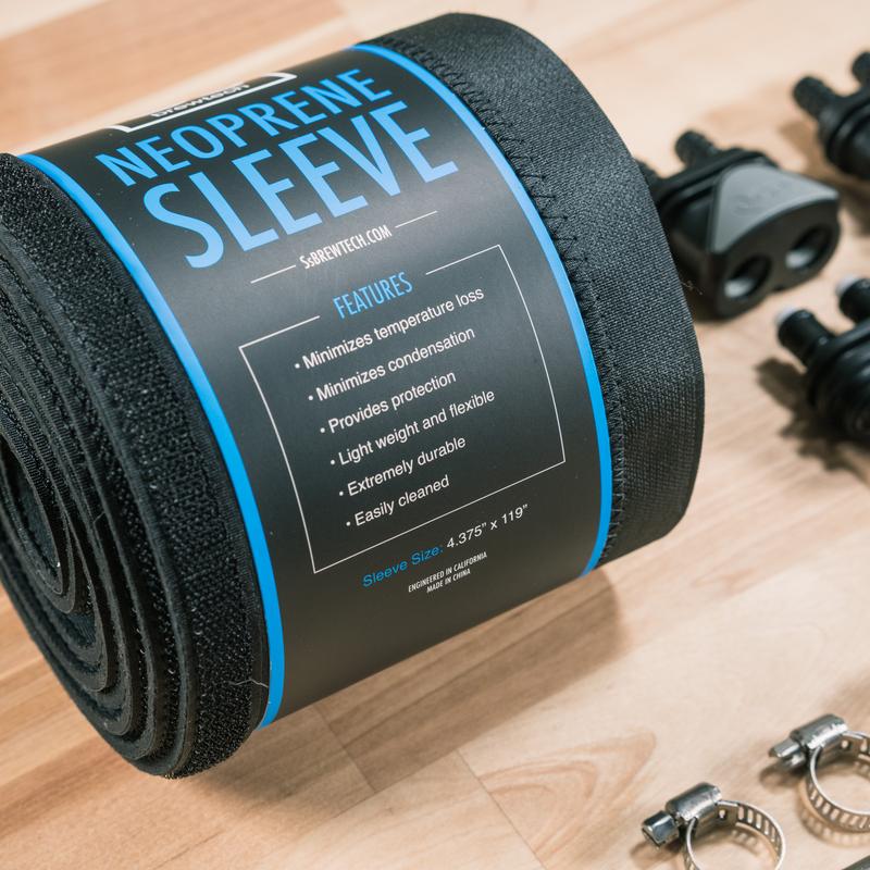 Ss Brewtech FTSs Neoprene Sleeve Jacket with Quick Disconnect Kit - FT-1QD1NEO