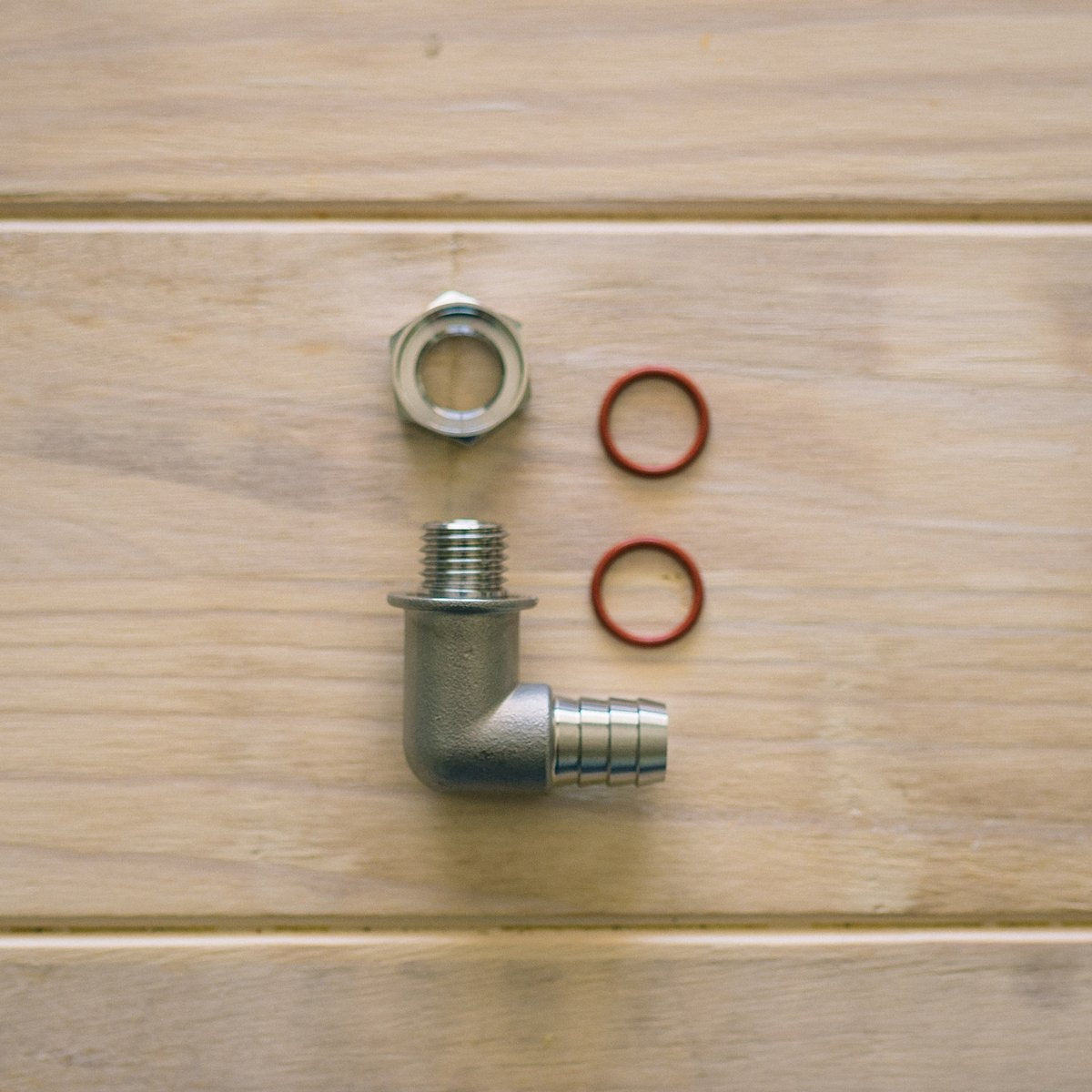 Blow Off Barb for Ss BrewTech Fermenter Lids - 1/2 in Elbow - BO-AFL-001