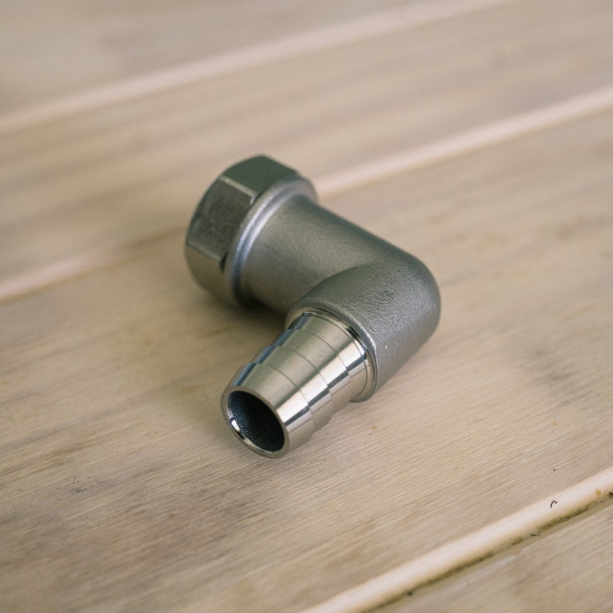 Blow Off Barb for Ss BrewTech Fermenter Lids - 1/2 in Elbow - BO-AFL-001