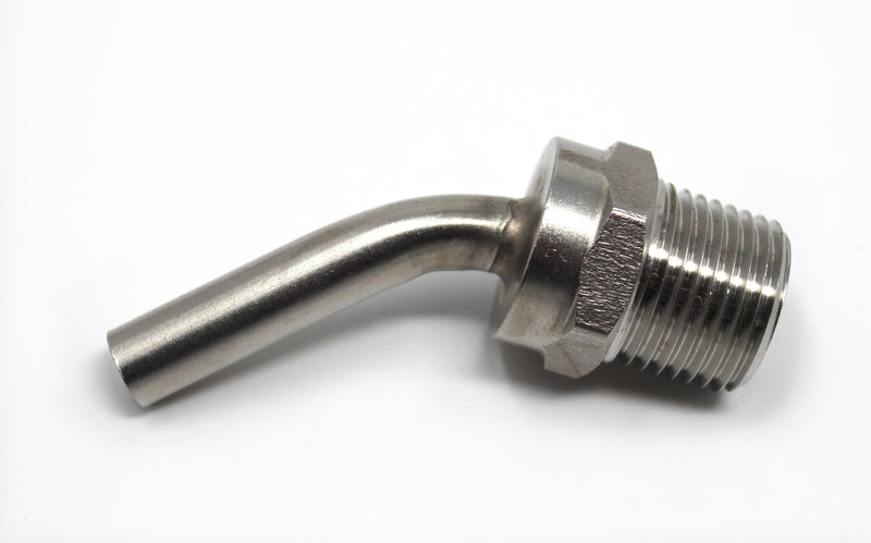 Concord DT-08 Dip Tube Pick-Up Tube - 304 Stainless Steel for Beverage Tank Service