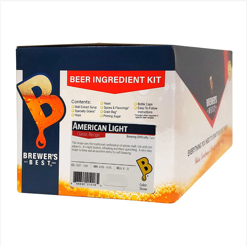 5 Gallon American Light Home Brewing Beer Ingredient Kit