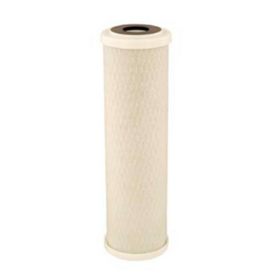 10" Carbon Block Water Filter - High Capacity Chlorine & Sediment