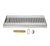 Stainless Steel Drip Tray with Drain, Removable Grill