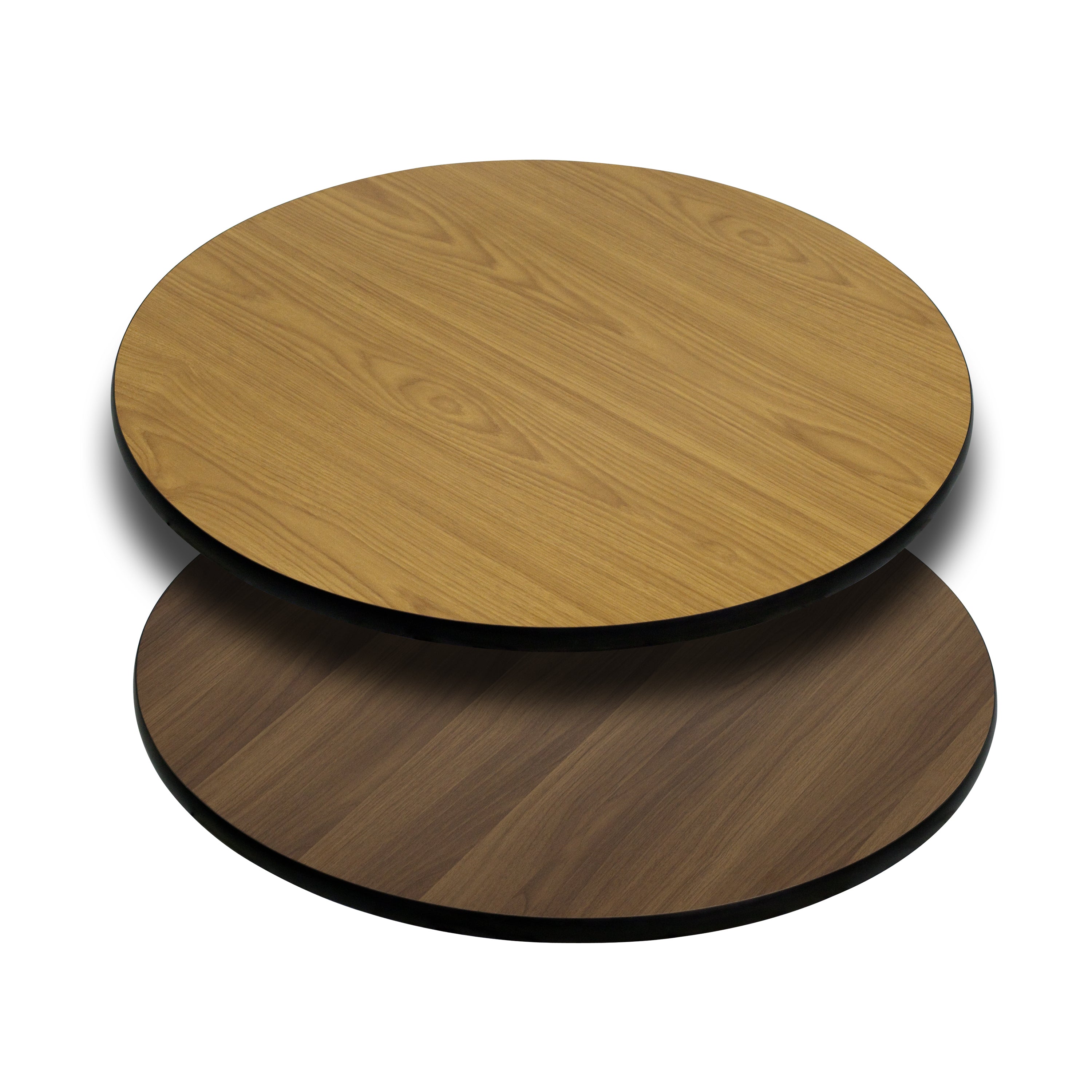 Glenbrook 36'' Round Table Top with Natural or Walnut Reversible Laminate Top