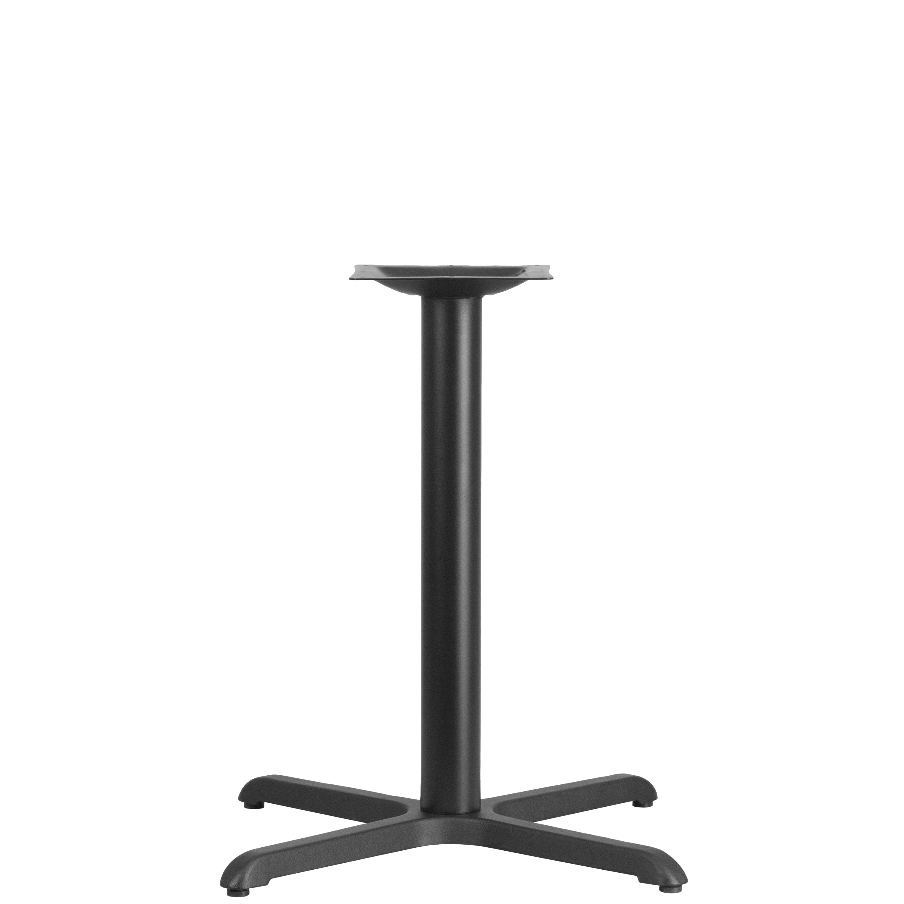 Beverly 30'' x 30'' Restaurant Table X-Base with 3'' Dia. Table Height Column