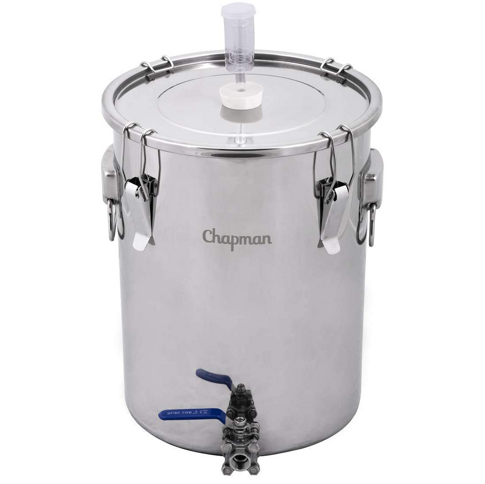 45 Gallon Brew Kettle - with Tangential Inlet, Sight Glass, Legs (Direct  Fire)