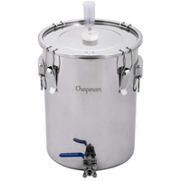 Chapman Brewing 7 Gallon Stainless Steel Univessel - Dual-Purpose Fermenter & Kettle
