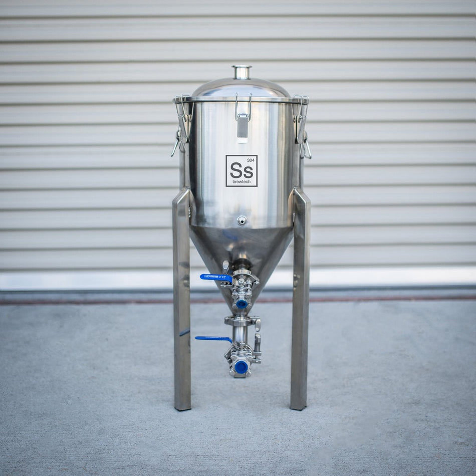Ss Brewtech 7 Gallon - Stainless Steel Chronical Coned Bottom Pro Style Fermenter - CF07-001