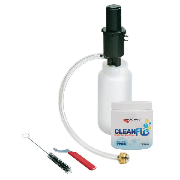 Micro Matic Beer Line Dispenser Cleaning Kit with 1 Qt. Bottle - CK-1100
