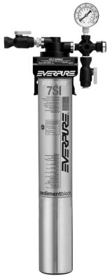 Everpure® QC71 Single Filter Head with Shut-Off and Pressure Gauge