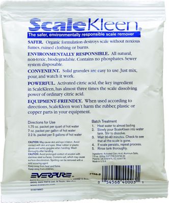 Everpure® - 9798-33 - 7 oz. ScaleKleen Packet for KleenSteam AR-X Water Filter System
