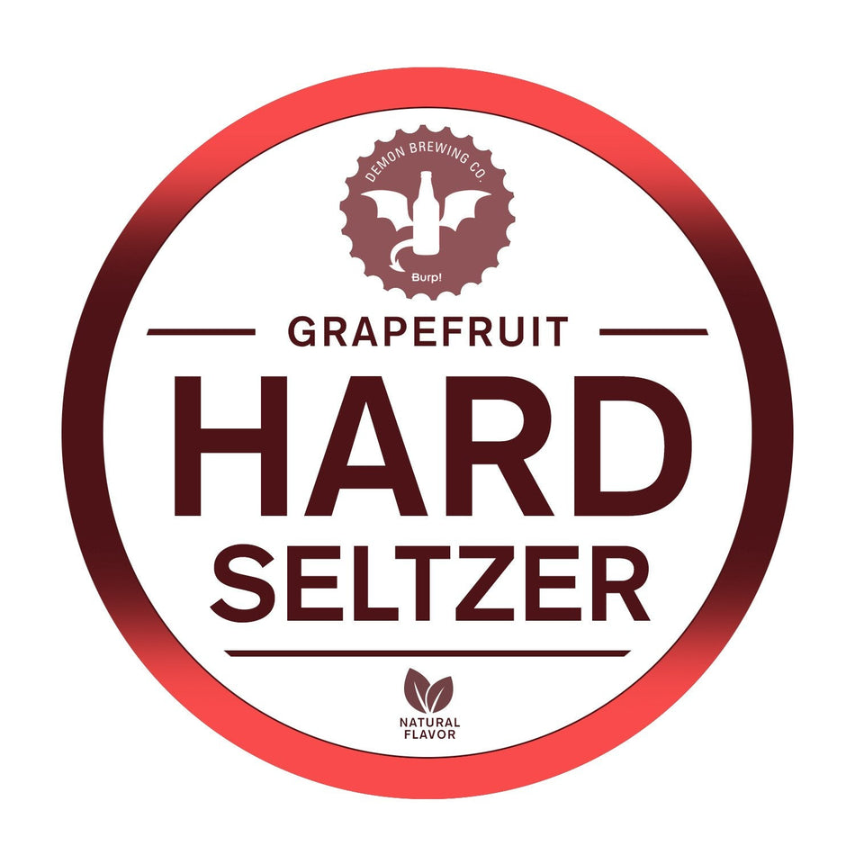 2 Gallon Grapefruit Hard Seltzer Homebrew Recipe Kit