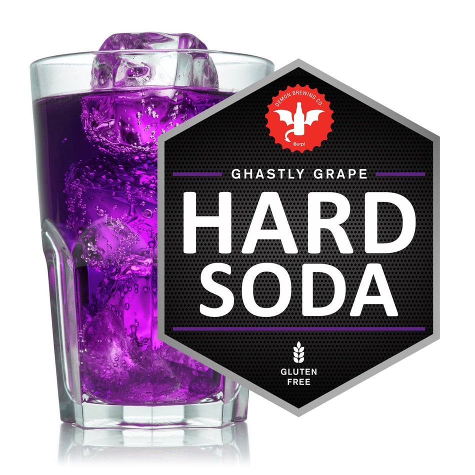 1 Gallon Ghastly Grape Hard Soda Homebrew Recipe Kit