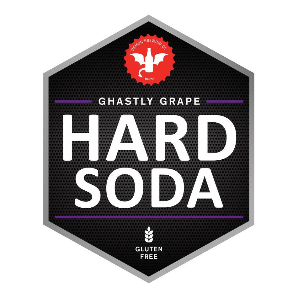 2 Gallon Ghastly Grape Hard Soda Homebrew Recipe Kit