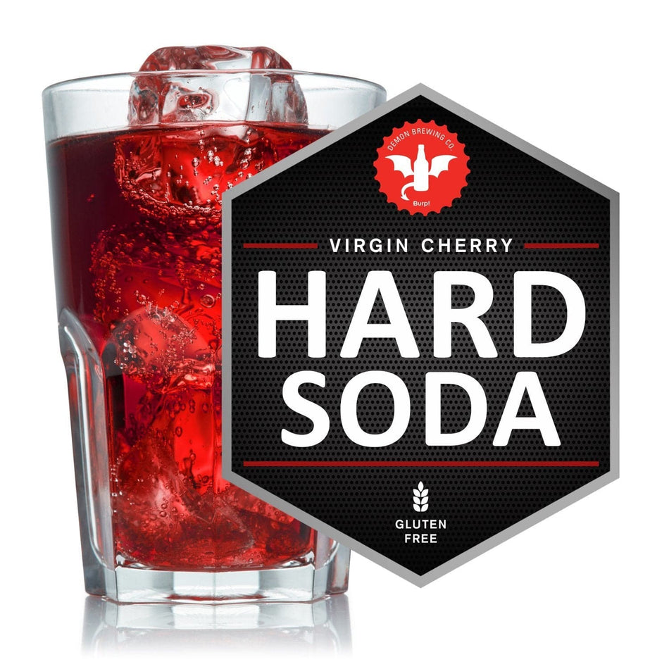 1 Gallon Virgin Cherry Hard Soda Homebrew Recipe Kit
