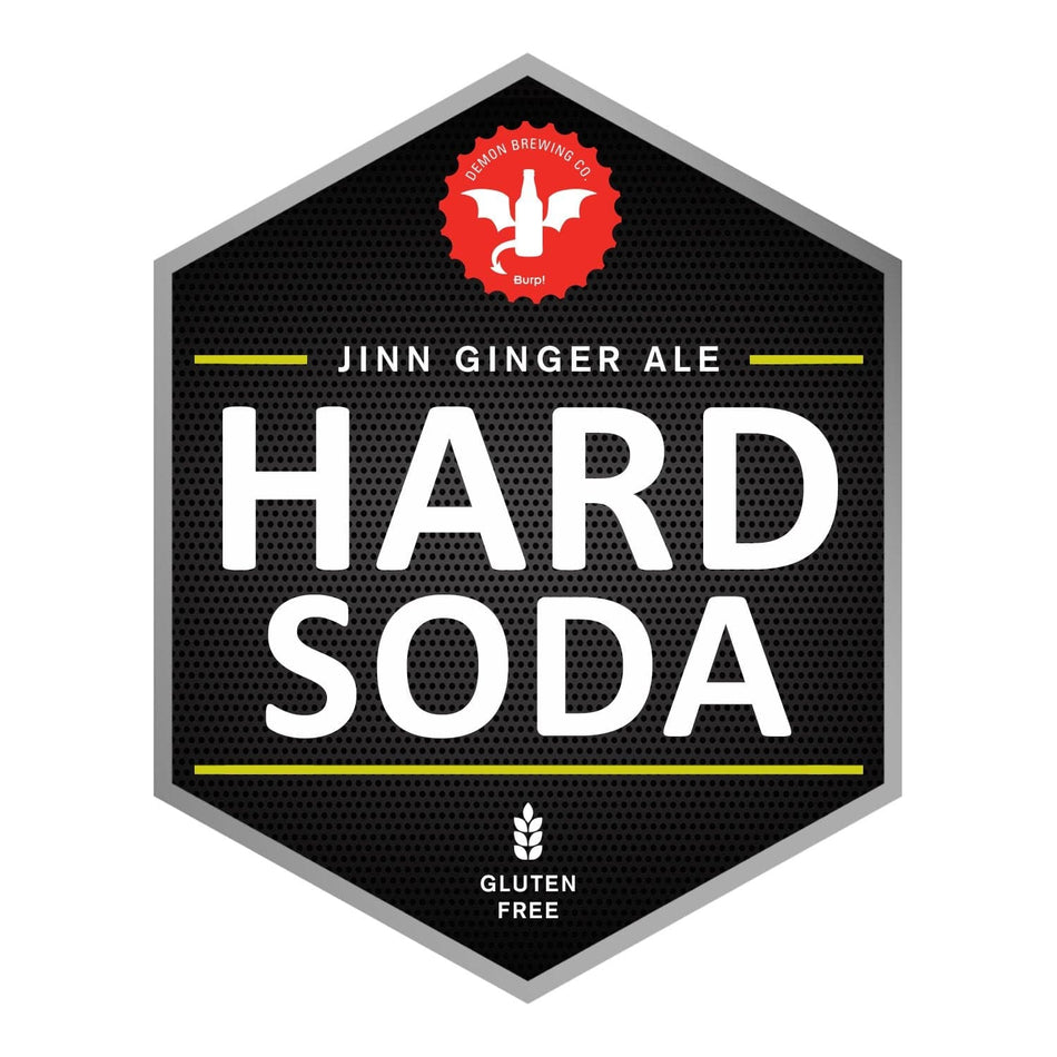 1 Gallon Jinn Ginger Ale Hard Soda Homebrew Recipe Kit