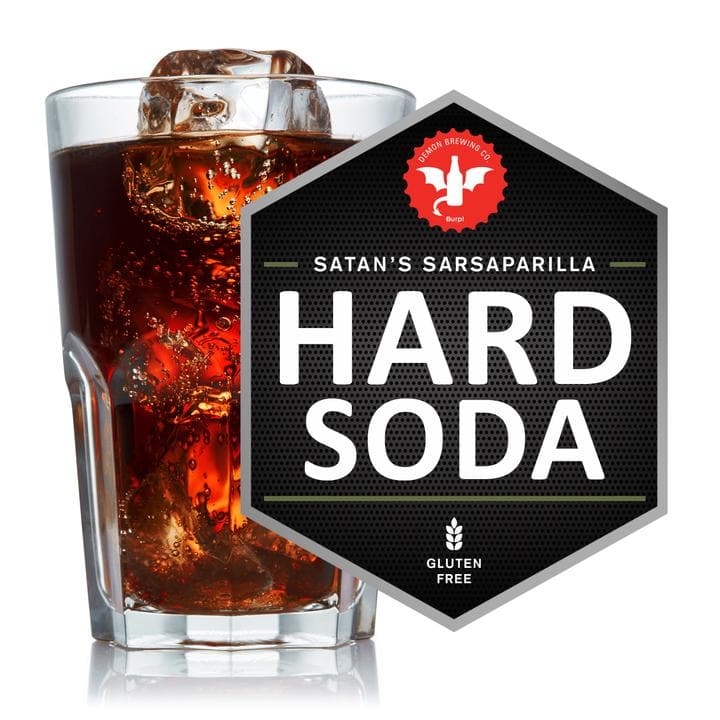 1 Gallon Satan's Sarsaparilla Hard Soda Homebrew Recipe Kit