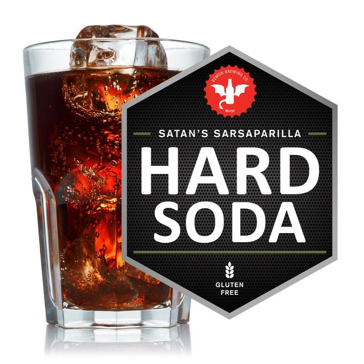 2 Gallon Satan's Sarsaparilla Hard Soda Homebrew Recipe Kit