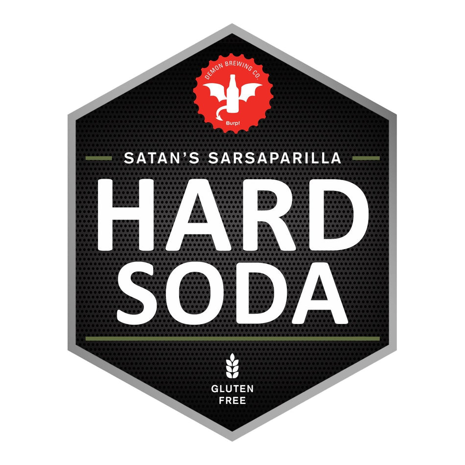 2 Gallon Satan's Sarsaparilla Hard Soda Homebrew Recipe Kit