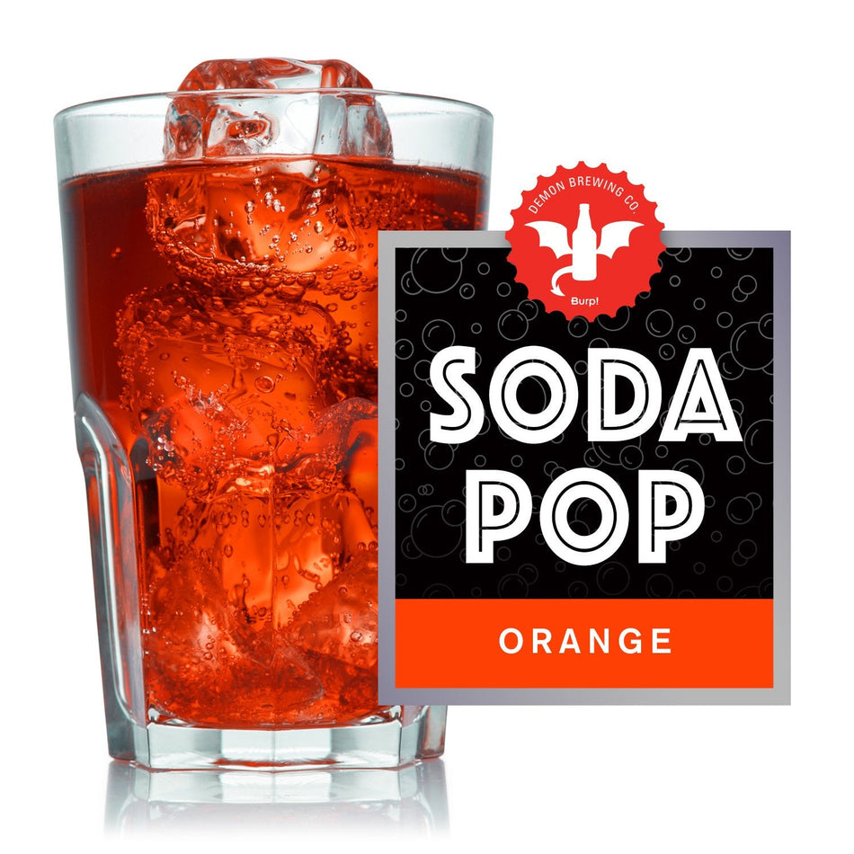 Orange Soda Pop Make at Home Recipe Kit