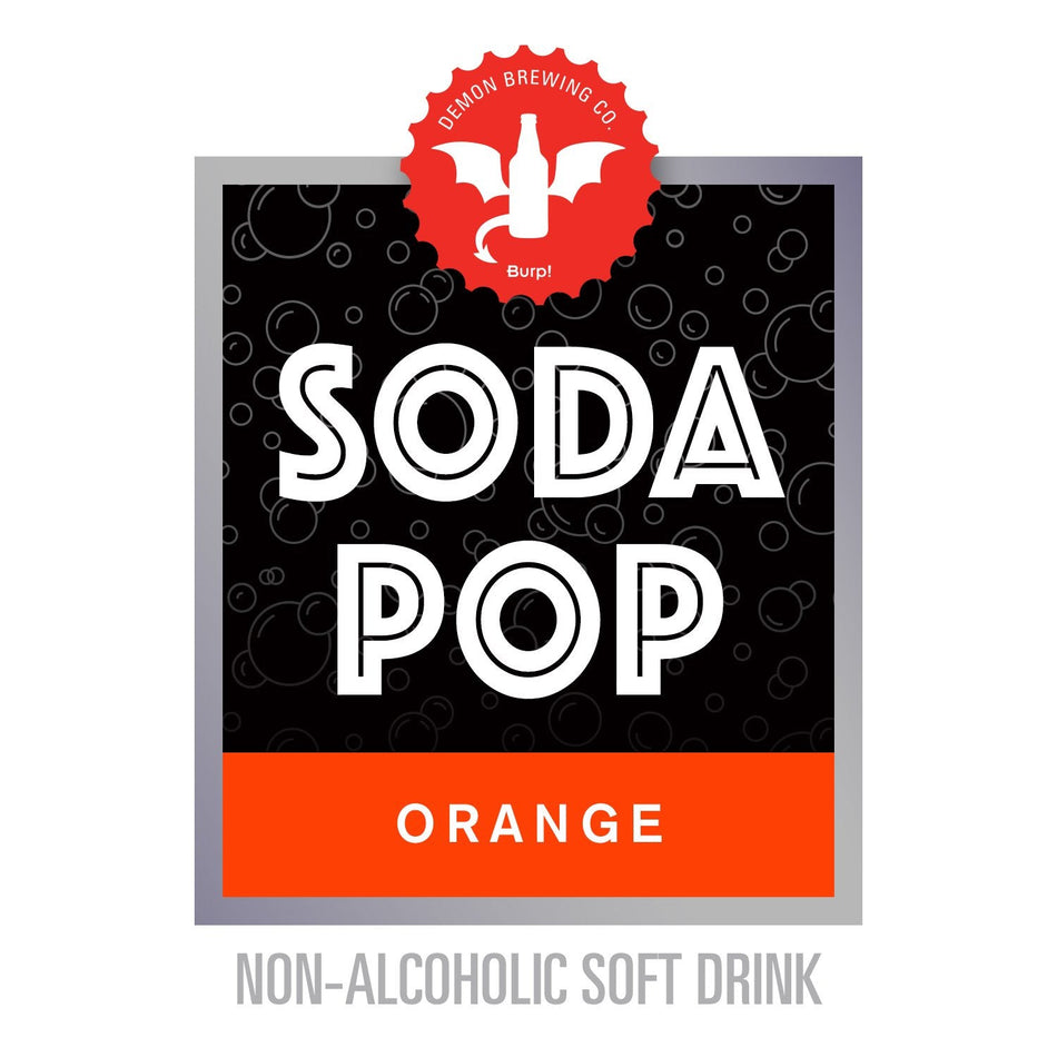 Orange Soda Pop Make at Home Recipe Kit