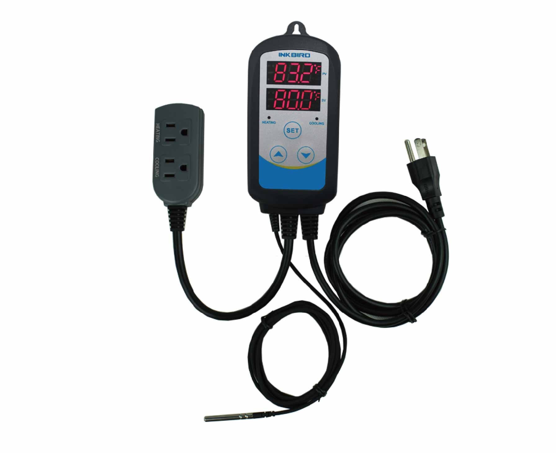 Inkbird ITC-310T-B Programmable Digital Temperature Controller - (12 Stage) (3630456504400)