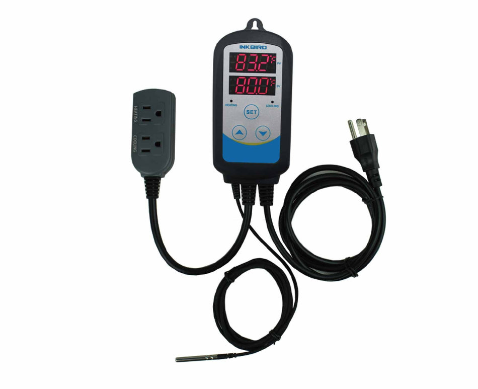 Inkbird ITC-310T-B Programmable Digital Temperature Controller - (12 Stage) (3630456504400)