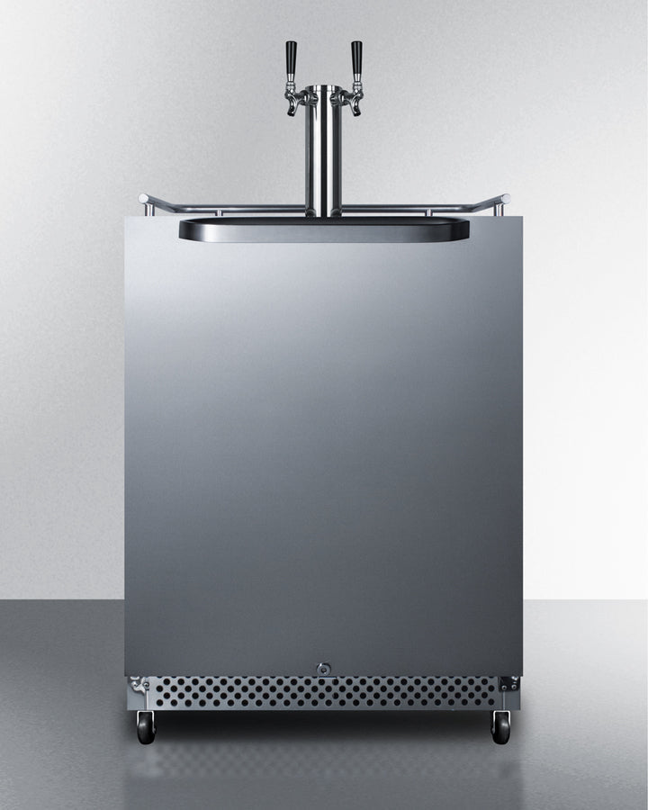 24Inch Wide 6.04Cu. Ft. Built-In Twin Tap WineKegerator with CompleteWine Tap Kit (3584841875536)