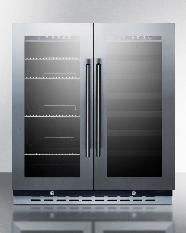 30" Built-In Dual Zone Wine and Beverage Center (3589234819152)