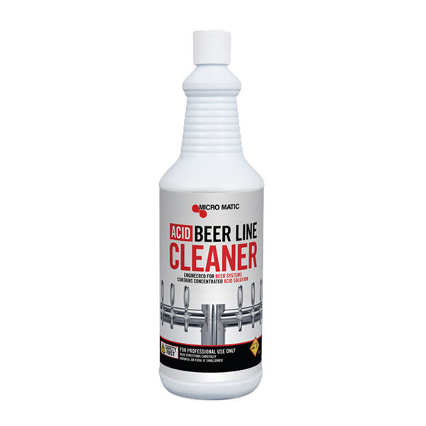 Micro Matic 6 Pack - 32 oz. Acid Beer Line Cleaner - MM-A32