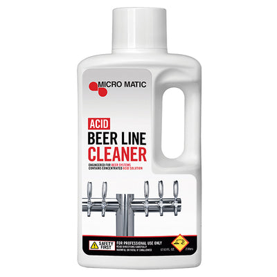 Micro Matic Acid Line Cleaner - 68 oz Bottled 6-Pack - Draught System Sanitizer