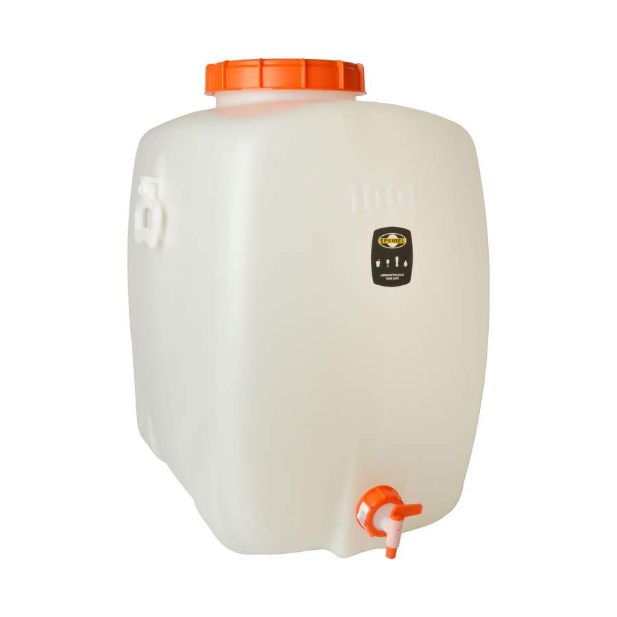 Speidel 100L / 26.4 Gallon Plastic Rectangular Fermenter & Storage Tank with Spigot and Airlock