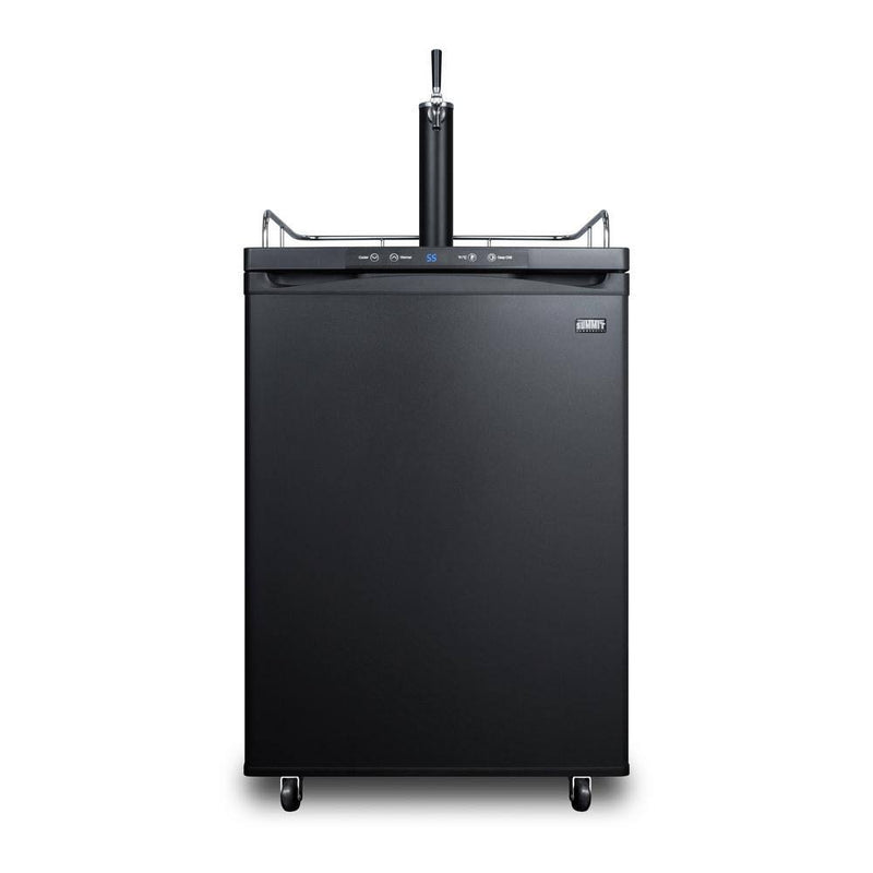 Commercial Built-In Full Size Beer Kegerator - Black Door (3577138085968)